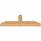 Ekena Millwork Portland Smooth Timber Gable Bracket, Western Red Cedar, 60"W x 20"H x 5 1/2"D x 5 1/2"F, 8/12 Pitch GBW060X20X0606POR00SWR - alternate 3